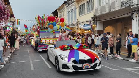 lgbtq+ pride parade in phuket, thailand