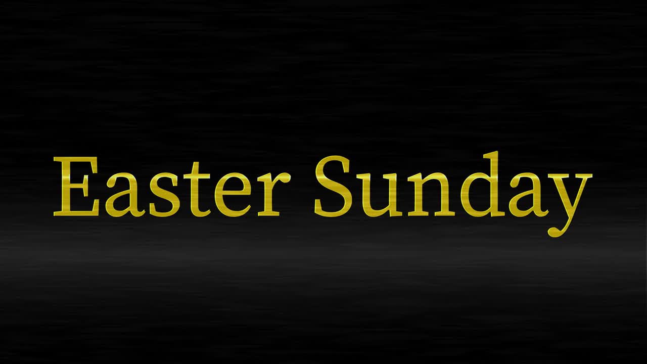 Domenica di Pasqua evento animazione testo motion graphics