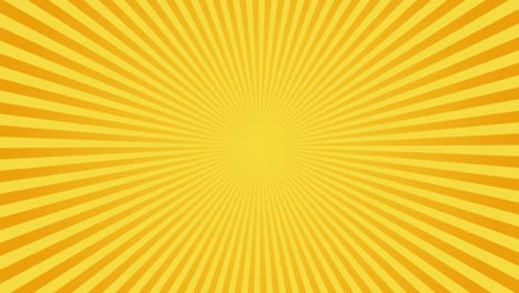 círculo de sunburst y animación del patrón de movimiento de fondo.