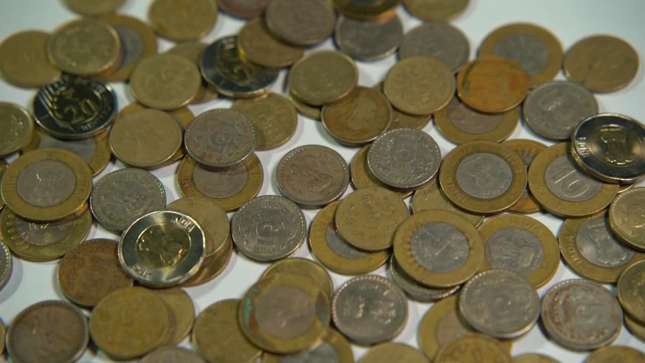 moneda o moneda india de 5, 10 y 20 rupias