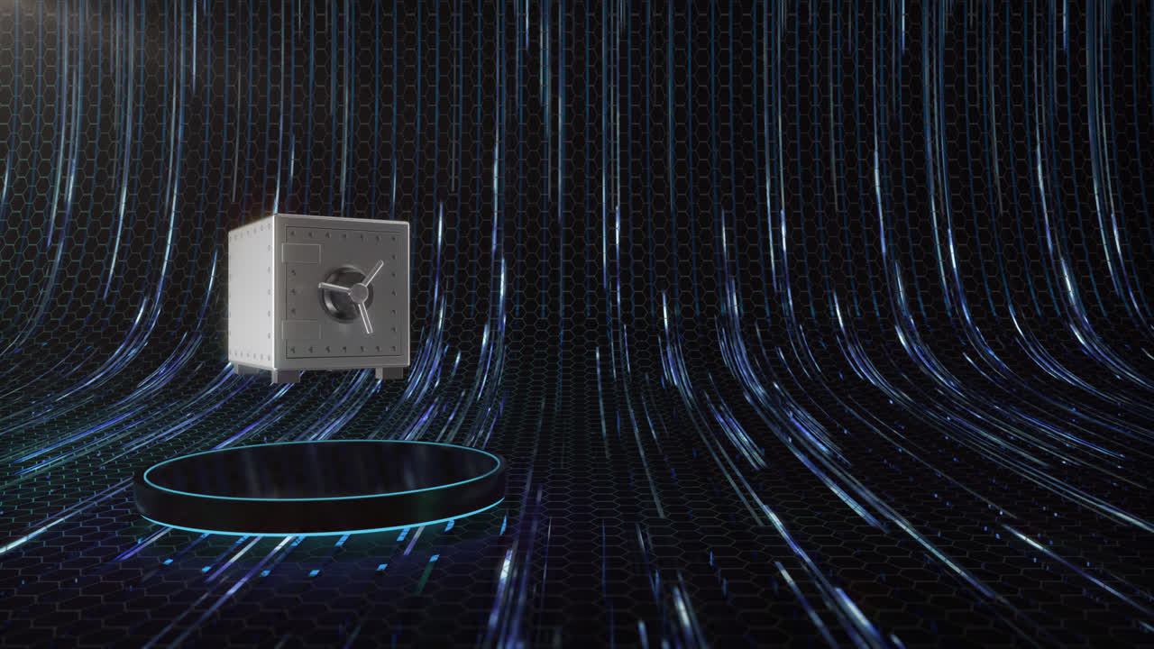 사이버 보안 배경 루프 (cyber security background loop) - 이 배경은 루프가 가능합니다.