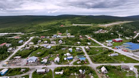 aerial pullout from koyuk alaska