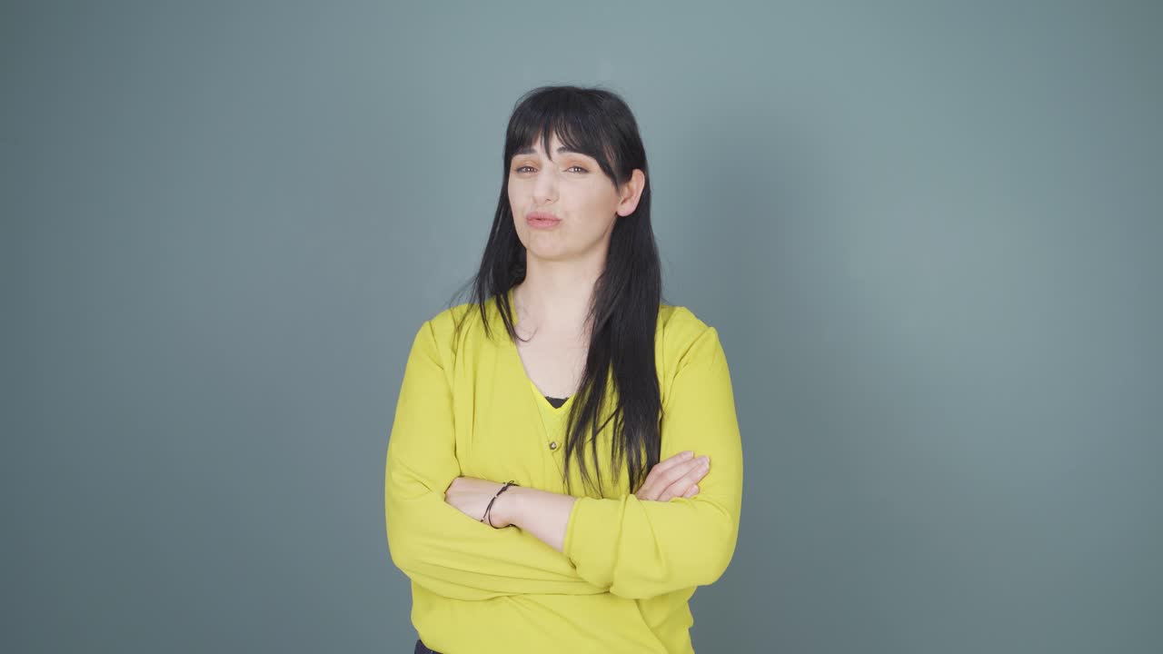 상처받은 여성입니다.