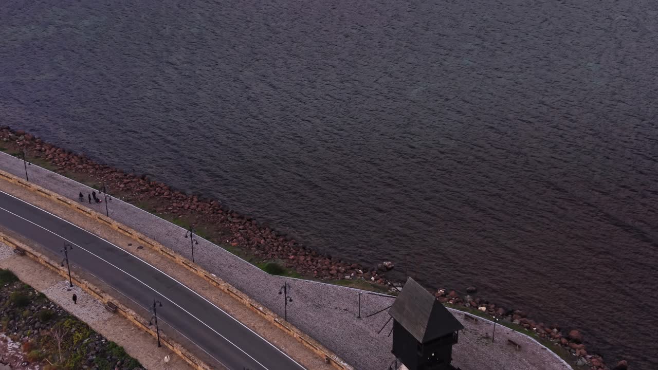 Explore the scenic coastal road near Nesebar in Bulgaria