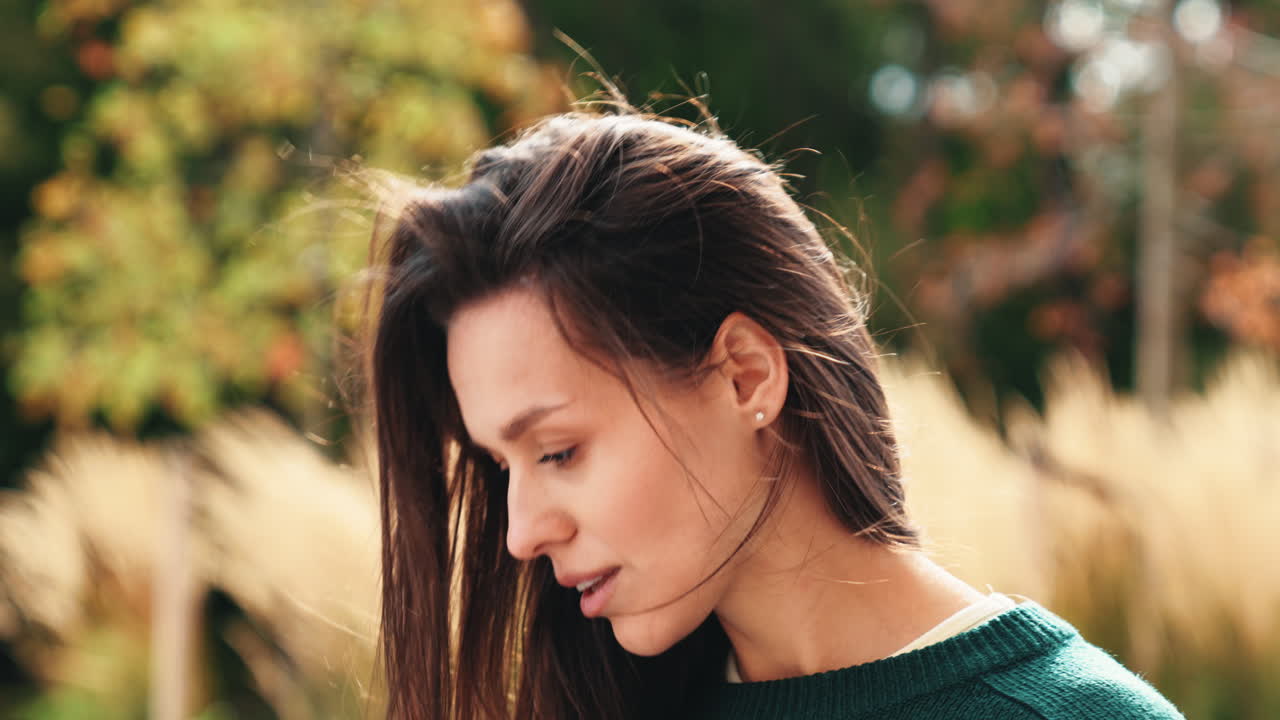 공원에 있는 여자