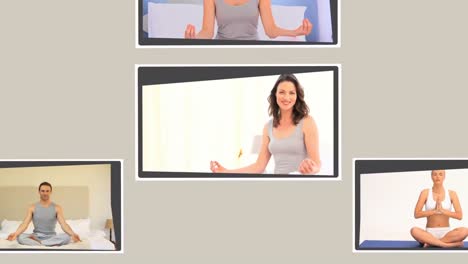 Montage-of-people-practising-yoga