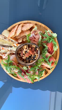 gourmet cheese and charcuterie board