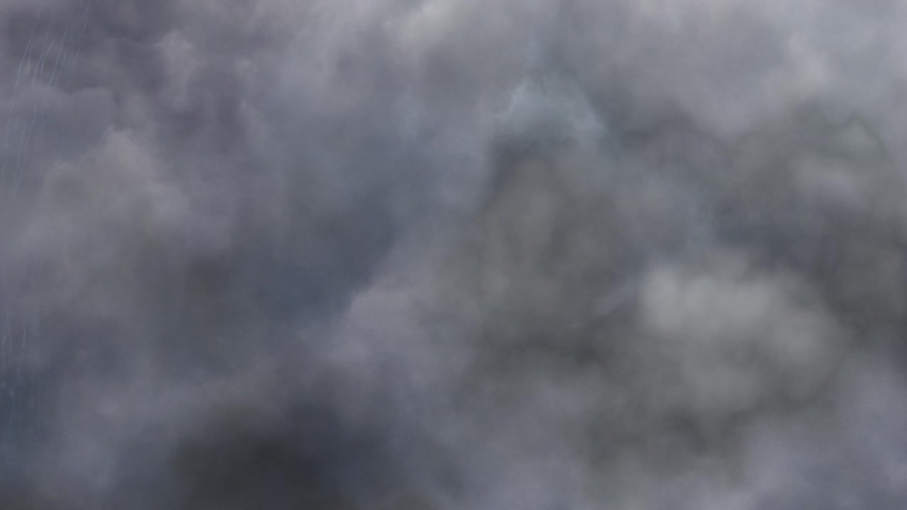 cumulonimbus 구름, 극적인 구름과 함께 번개