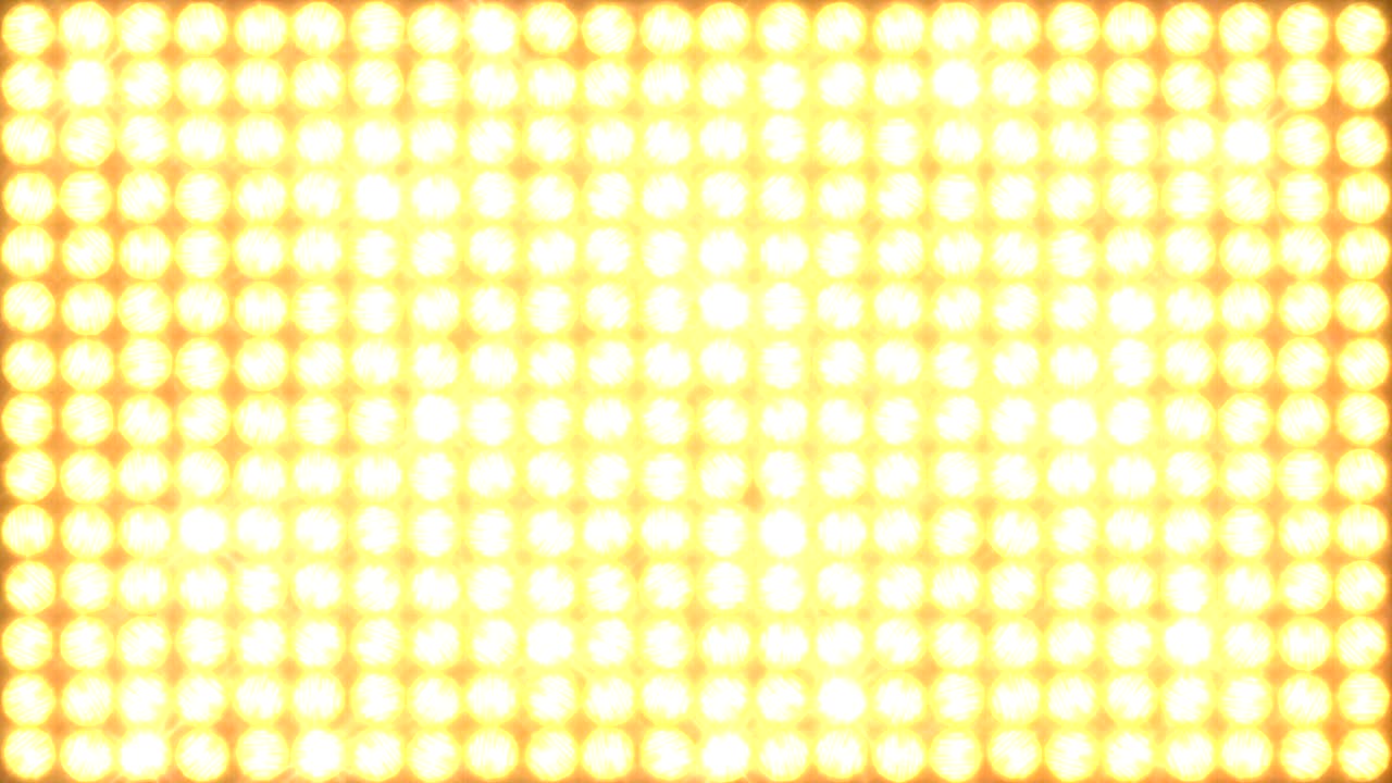 Several options Fast flashing of the wall of light
