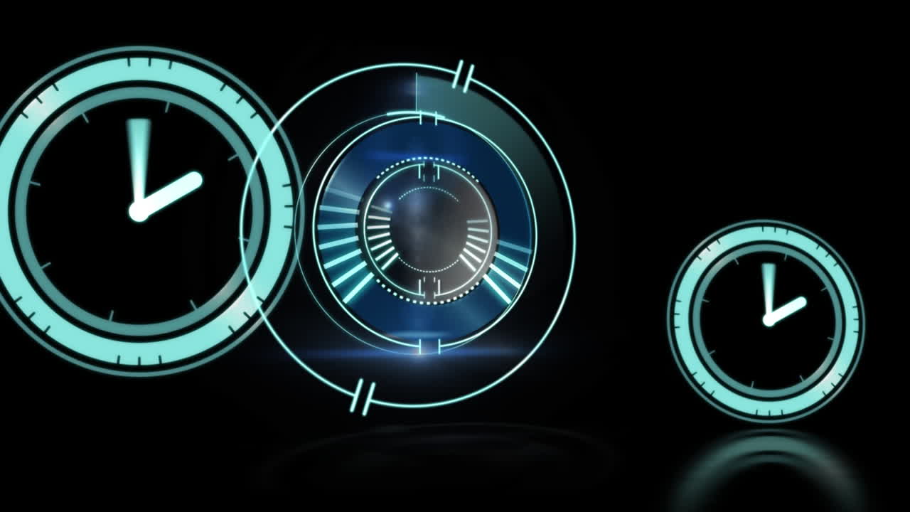 relojes móviles y procesamiento de datos