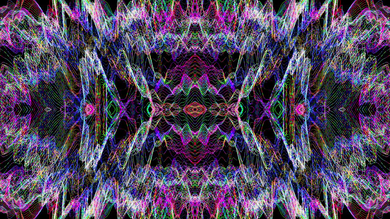 encantador mala imitación de la televisión fuga de luz fondo de fantasía. imágenes sin costuras