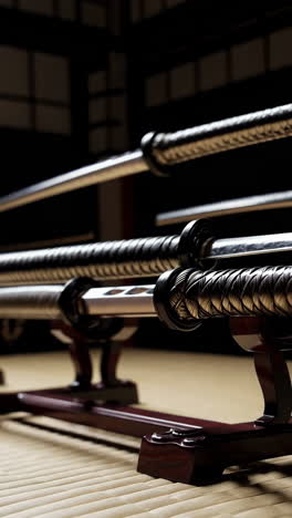 japanese swords display