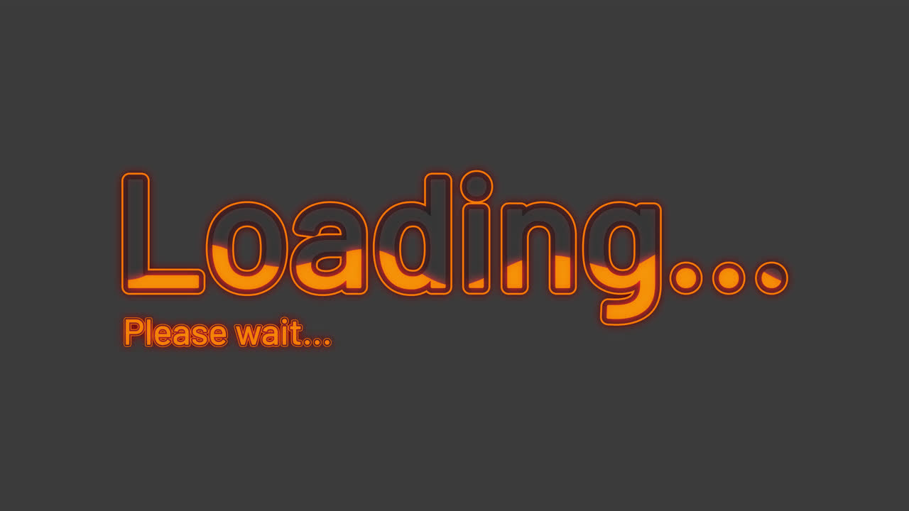 Loading message