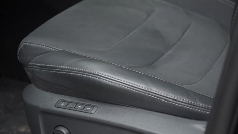 buttons for electric adjustment of seats