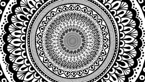 hand drawn mandala tunnel