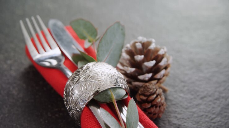 Various cutlery on table 4k