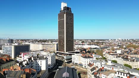 Tour-Bretagne-O-Torre-De-Bretaña,-Nantes-En-Francia