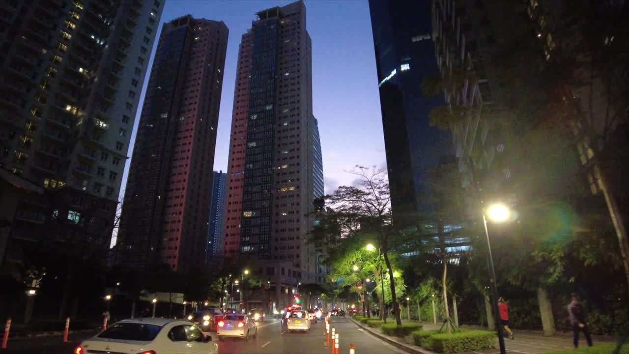 bgc vista en el camino en las filipinas