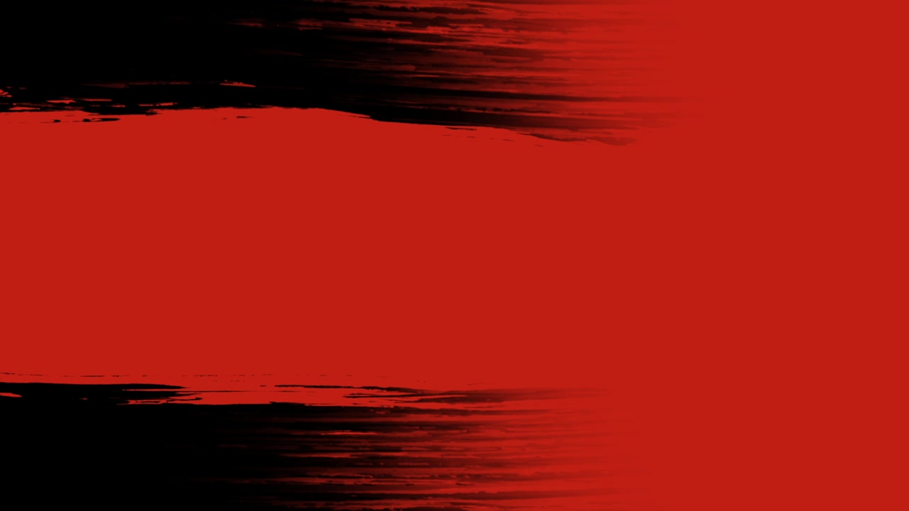 Transizione Animata a Pennellata Rossa e Nera