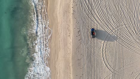 Lone-Drive:-A-Serene-Beach-Journey