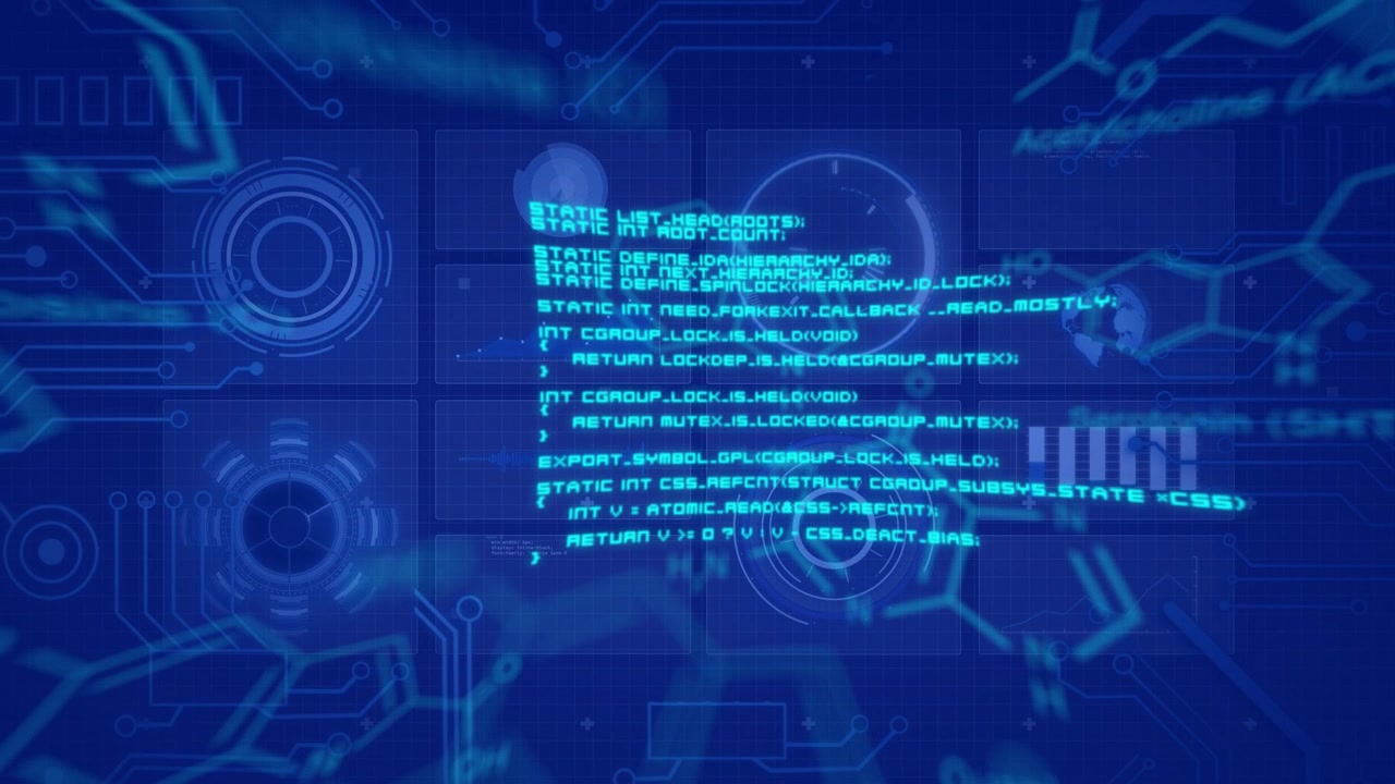 Gitter aktiveres, cyan HUD-kode skærpes, udvides og danner et buet bånd, der fremhæver metrikker.