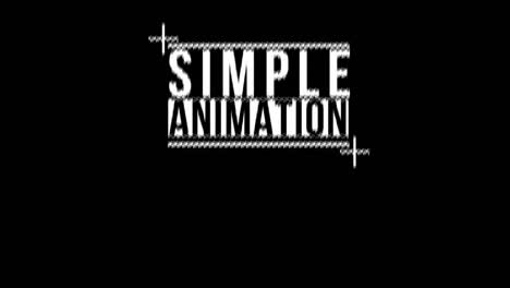 simple animation title card