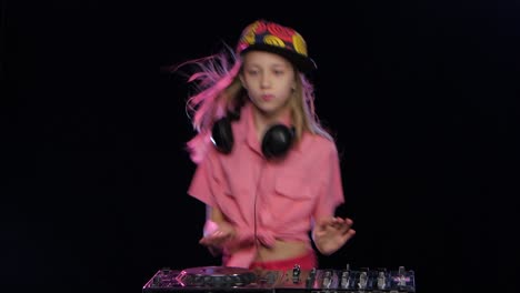 young girl dj