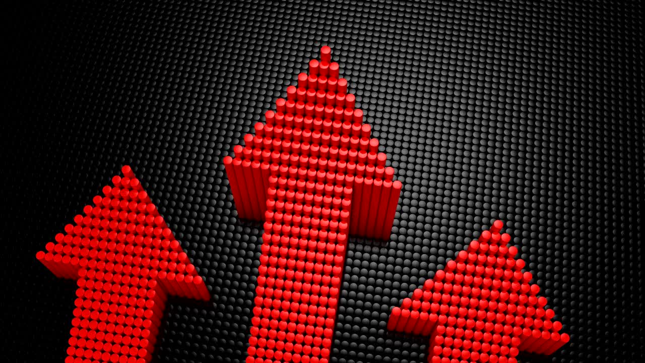 실린더는 화살을 형성했습니다.