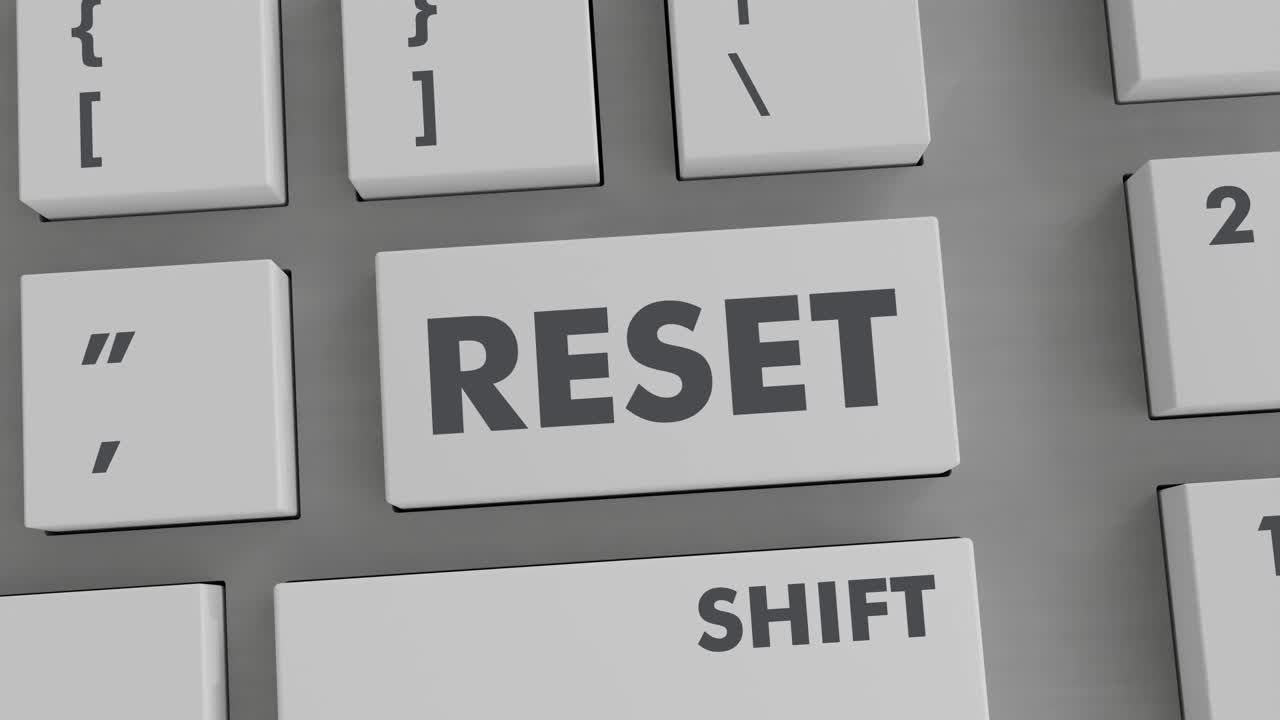 RESET BUTTON PRESSING ON KEYBOARD