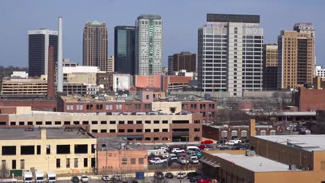 Establishing-shot-of-the-skyline-of-downtown-Birmingham-Alabama