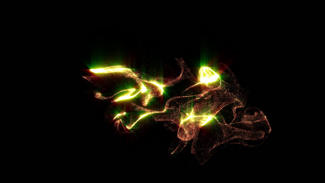 Christmas Bright Glow Flow Particles Transition Element