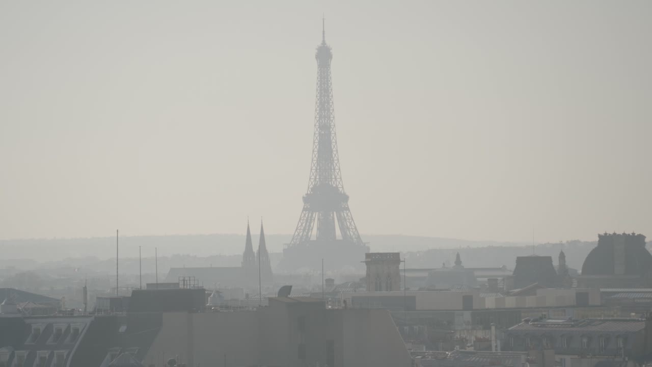 Eiffel Tower in Fog