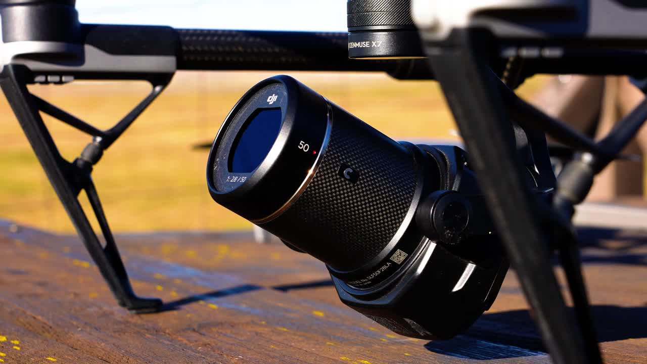 DJI Zenmuse X7 50mm Lens on a Drone
