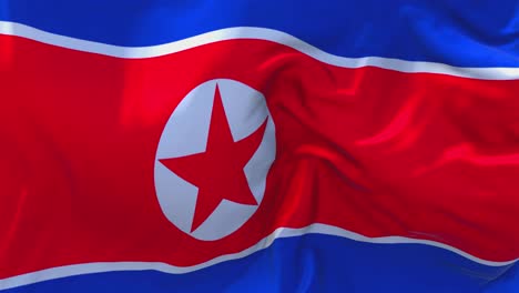 la bandera de corea del norte