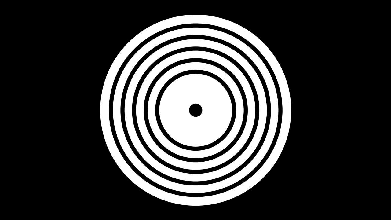modelo de video 4k con efecto estroboscópico e hipnótico, en formato de video 16: 9.