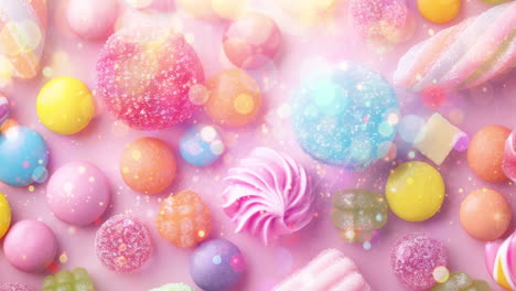 collection of sweets and candies