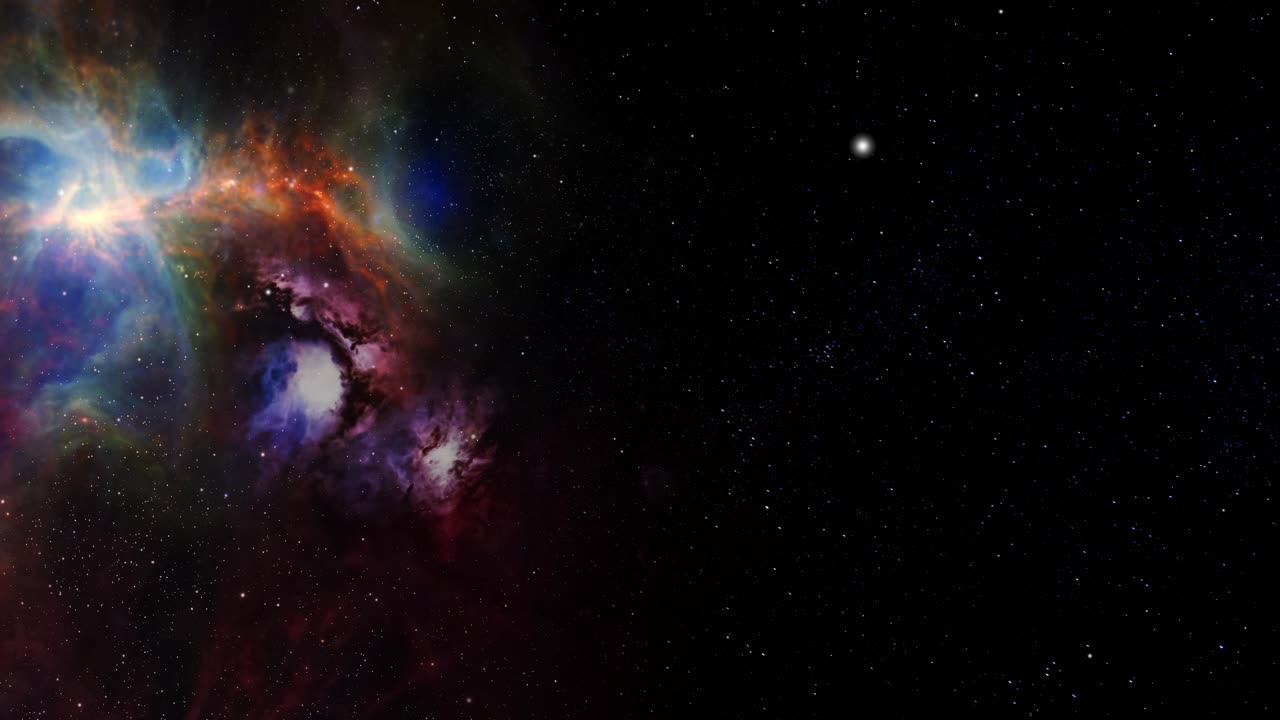 el fondo del espacio exterior estrellado, el espacio profundo