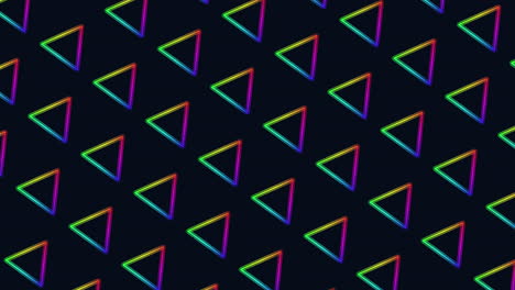 Flat-triangles-pattern-in-rows-on-black-gradient