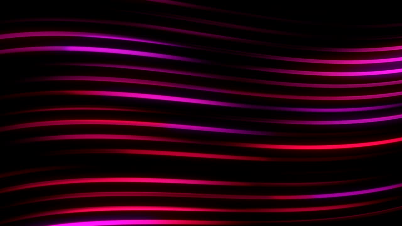 fondo de ondas de neón púrpura abstractas con bucle