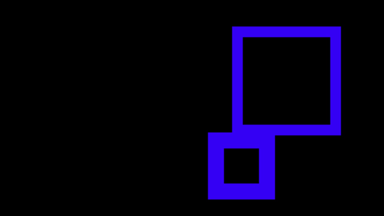 Shape animation square motion graphics