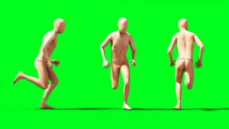 dummy, mannequin animation. phisical, motion blur. realistic 4k animation. green screen