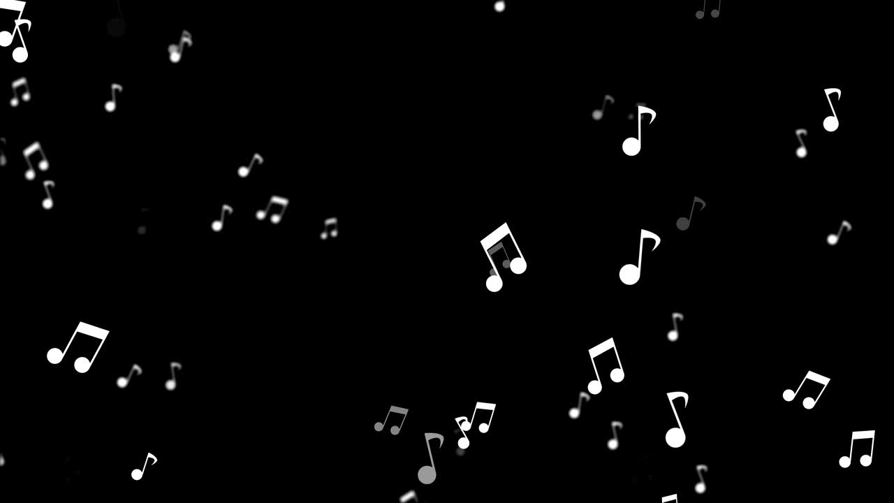 Musical Note Background animation | Premium Stock Video Footage