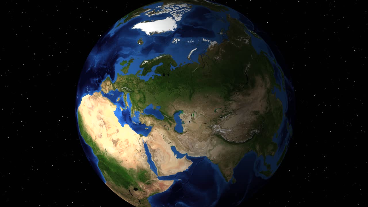 우주에서 벨기에에 대한 공중 접근