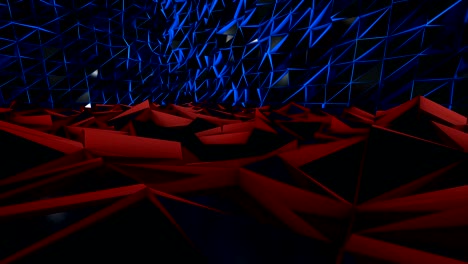 un bucle perfectamente sin costuras en 3d que representa el fondo del origami