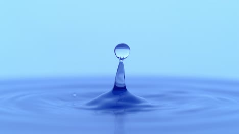 waterdruppeltje in langzame beweging