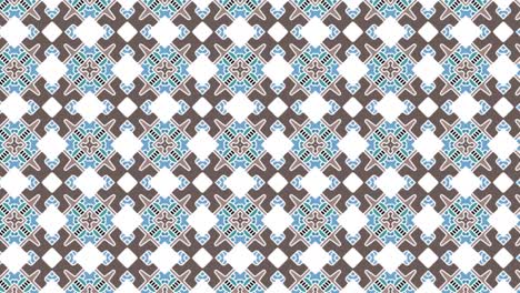 animation with arabic decorative seamless pattern in sliding motion