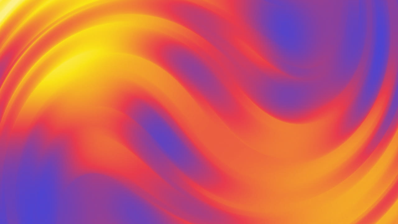 animación de formas en movimiento sobre fondo azul