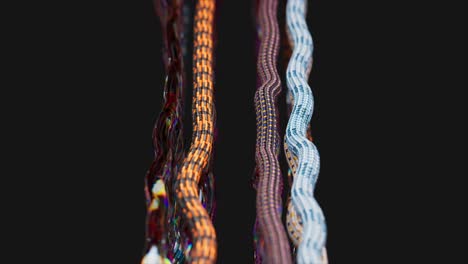 abstract colorful ropes