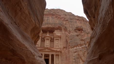 jordan petra temple rock area