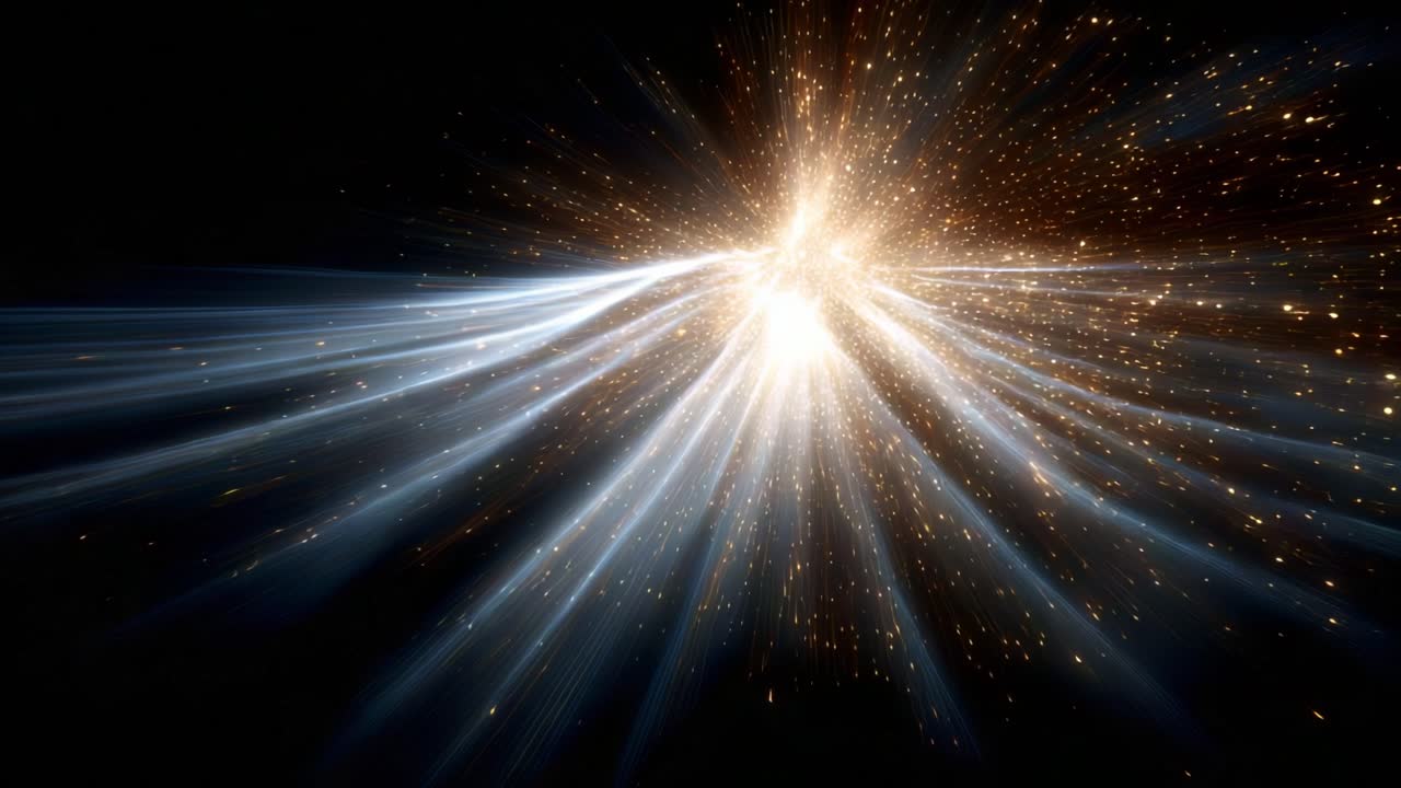 A mesmerizing display of cosmic energy and light bursts, capturing the essence of a vibrant explosion that transcends dimensions, enveloping the viewer in a spectacular spectacle